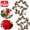 2 Red Vines, variant on OUSITAID Artificial Rose Vine Flowers Plants Fake Flower Vine for Wedding Home Party Garden Craft Art Decor Red, 13-26 FT