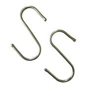 2.75 Ball End S-Hooks, 2-Pack, Zinc-Plated, Peerless Chain Company, #4735339D