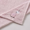 thumbnail image 4 of CREVENT Cute Cozy Fluffy Warm Baby Blanket Nap Throws for Girls Boys Infants, Baby Shower Birthday Newborn's Gift, Pink Giraffe, 30''X40'', 4 of 6