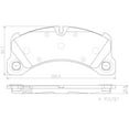 thumbnail image 4 of Brembo OE P65026N Front Brake Pads for 2012-2014 Porsche Cayenne, 4 of 4