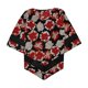 thumbnail image 2 of Alfani Blusa de punto con ribete de crochet para mujer, rojo, grande Alfani Pull-over, 2 of 2