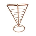 thumbnail image 3 of YWMJZEU French Fries Stand Fashion Fried Food Basket for Picnic Kitchen Food Serving Gold, 3 of 9