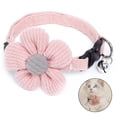 thumbnail image 1 of Flower Cat Collar Cute Adjustable Small Dog Collar Kitten Collar with Bell, 1 of 10