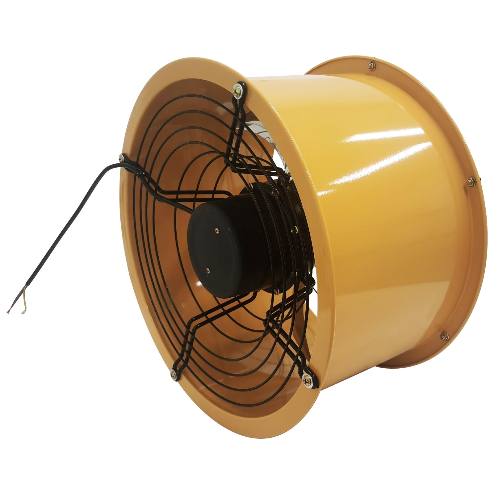 16" Cylinder Explosion Proof Axial Pipe Fan Wall Mounted Ventilator for Kitchen Warehouse 220V