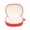 Red, variant on Flexible Guard Earbud Case Shockproof Shell Washable Housing Antidust Sleeve Prevent Entry Of Dirt Moisture for AH-C500W