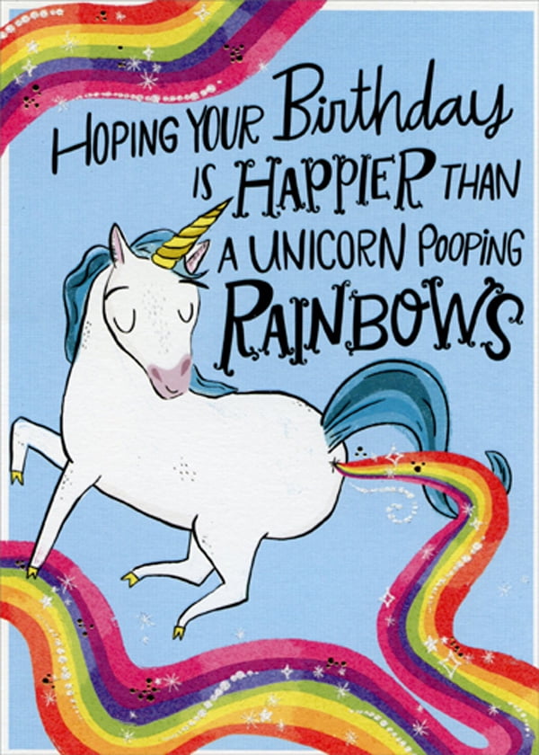 Paper & Party Supplies Paper Unicorn Card For Her Friend Daughter ...
