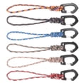 thumbnail image 4 of 6 cordones trenzados para insignias, con cierre de metal, para llavero, para camping, senderismo, carteras, llaves, tarjetas de identificación y porta credencial, 4 of 7