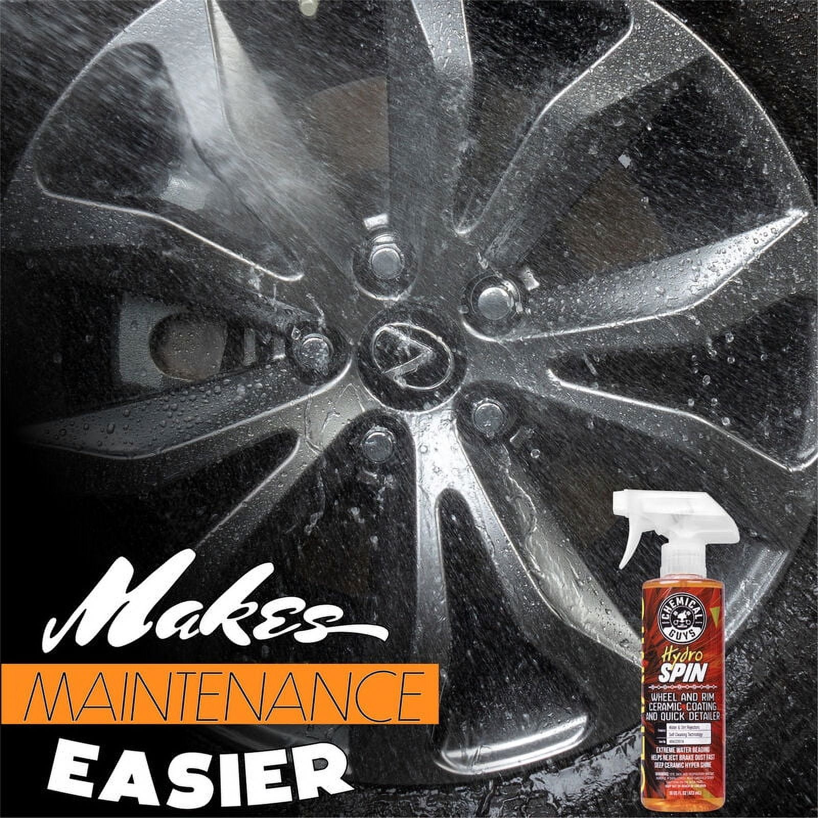 (2 pack) Chemical Guys HydroSpin Wheel & Rim Ceramic Coating and Quick Detailer (16 oz)