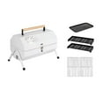 thumbnail image 1 of Colaxi Portable Charcoal Grill Tabletop Multifunctional Heavy Duty BBQ Grill Barbecue Grill for Backyard Family Gatherings Barbecue White, 1 of 8