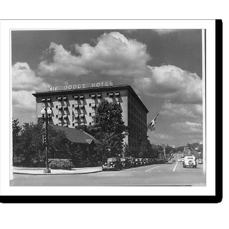 Historic Print, The Dodge Hotel, North Capitol and E Streets, N.W., Washington, D.C., 16" x 20"
