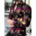 thumbnail image 1 of Camisas casuales de moda para hombres, suaves y cómodas, de diseñador de lujo, de bambú, en blanco y negro, para hombre, traje con solapa, talla grande, 1 of 6