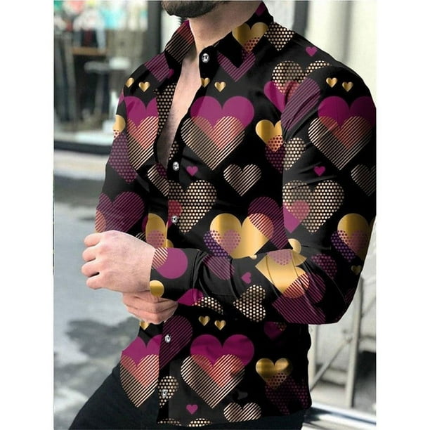 Camisa roja con letra V para hombre de moda, vitalidad juvenil, traje deportivo para exteriores con solapa, material suave y cómodo, nuevo 2024