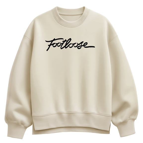 Footloose - Logo Women's Oversized Fleece Crew Sweatshirt