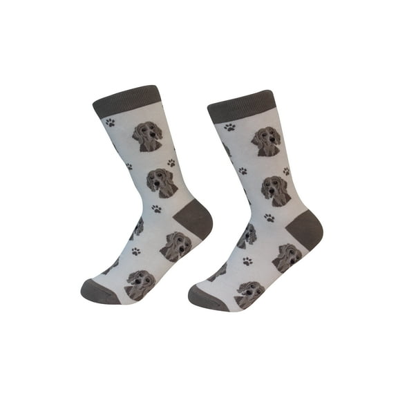 Weimaraner Dog Breed Socks Unisex Sock Daddy by E&S Pets