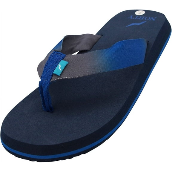 Norty Women's Platform Soft Cushioned Footbed Flip Flop Thong Sandal Beach Pool Casual - Runs One Size Small