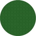 thumbnail image 1 of Ahgly Tapis Rond Lavable en Machine Intérieur Transitionnel Vert Émeraude Profond, 8 Pieds Rond, 1 of 7