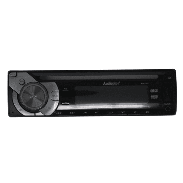 Autoestéreo Audiopipe RAC-103 1 DIN Desmontable con CD USB AUX y Radio FM