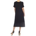 thumbnail image 3 of White Mark Casual Short Sleeve Midi Dress, Women's & Women's Plus, 3 of 5