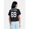 thumbnail image 3 of Ice Cube Women's Graphic Jersey with Short Sleeves, Sizes XXS-XXL, 3 of 5