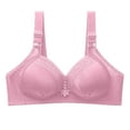 thumbnail image 2 of Bras for Women,Clearance Women's Thin Large Size Breathable Gathered Underwear Women's Non-steel Bra Daily Bra, 2 of 4