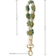 thumbnail image 2 of Macrame Keychain Handmade Wristlet Keychain Wrist Lanyard for Keys Cute flower keychain Key Chain for Women, 2 of 6