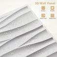 thumbnail image 5 of 29 Sq.Ft 3D Wall Panels, Modern Interior Accent Wall Panel Geometric Textured Wall Tiles for for Living Room Hotel Office,11.8"x11.8", 30Pack, 5 of 7