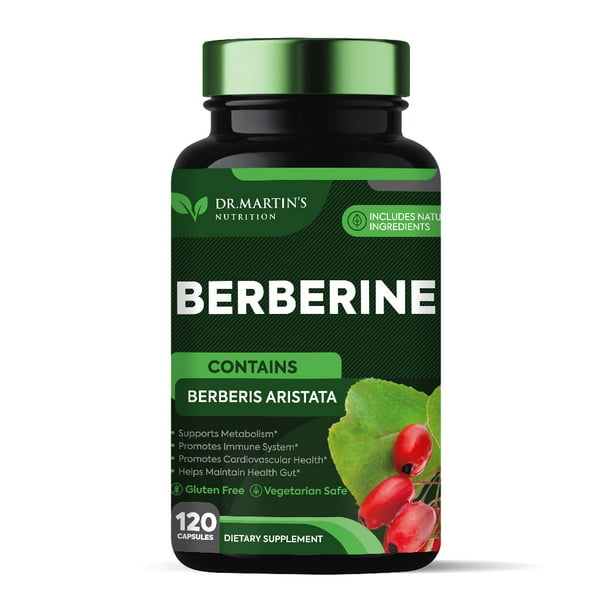 Potent 1200mg Berberine Supplement 120 Capsules Berberine HCL