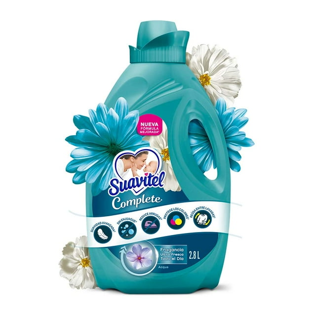Suavizante de Telas Suavitel Complete Acqua Suavidad Avanzada 2.8 L
