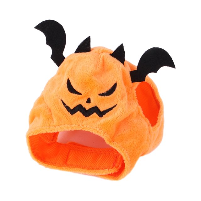 relayinert Polyester Dog Halloween Devil Hat Halloween Holiday Safe And Comfortable Easy To Wear And Wash orange 1Set