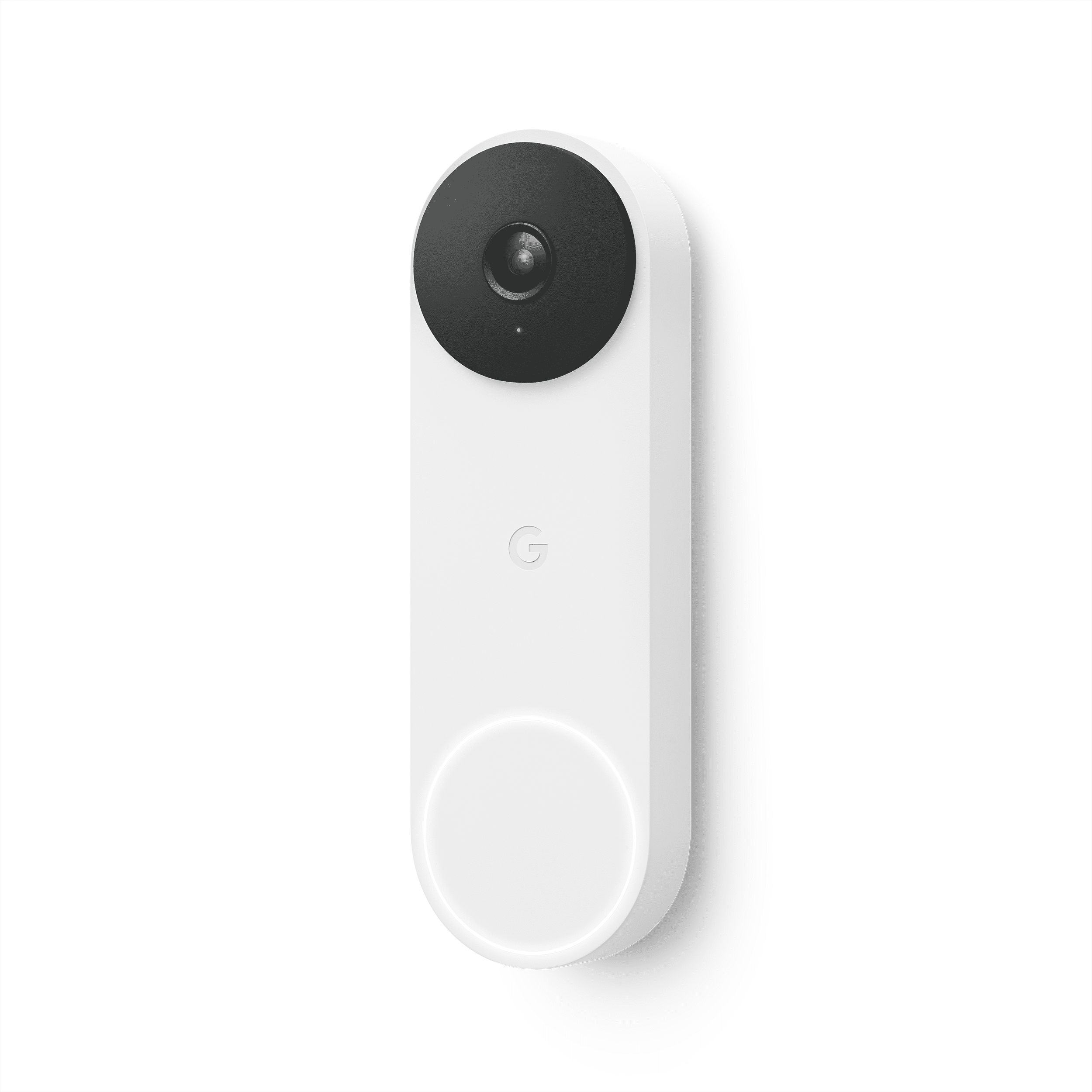 Google Nest Doorbell (Wired, 2nd gen) - Video Doorbell Camera - Doorbell Security Camera - Snow