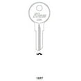 thumbnail image 3 of Kaba Ilco Corp. E-Z-Go Key Blank 1677 - Brass, Nickel Finish - 10 Pack, 3 of 6