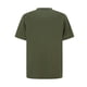 thumbnail image 5 of Camisa Elvqul Hombre Verde del Ejército Casuales Liso Stretch Manga Corta Cuello Mao Botones, 5 of 8