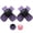 Black, variant on IDOMIK 4 Pack Dog Socks, Non-slip Paw Protectors for Indoor Hardwood Floors, Traction Control Grip Booties for Small Dogs, Black, XS