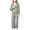 Gray, variant on HAOTAGS Girls 2-Piece Tracksuit Set Zip-Up Cropped Jacket and Wide-Leg Pants Casual Sporty Loungewear Outfit Pink Size 6