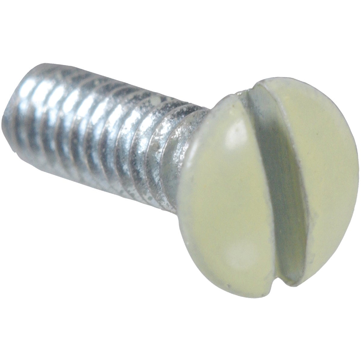 Hillman Ivory 1/2 In. Steel Switch Wall Plate Screw (4Pack) 9025