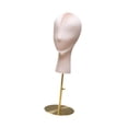 thumbnail image 4 of Xuanheng Mannequin Head Hat Rack Fabrics Block Model Manikin Head for Jewelry Hat Pink, 4 of 8