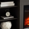 thumbnail image 7 of Fireplace TV Stand for 65 Inch TV, Farmhouse Entertainment Center with 23" Fireplace, Modern Media Console Table with Adjustable Storage Shelves for Living Room, Grey, 7 of 7