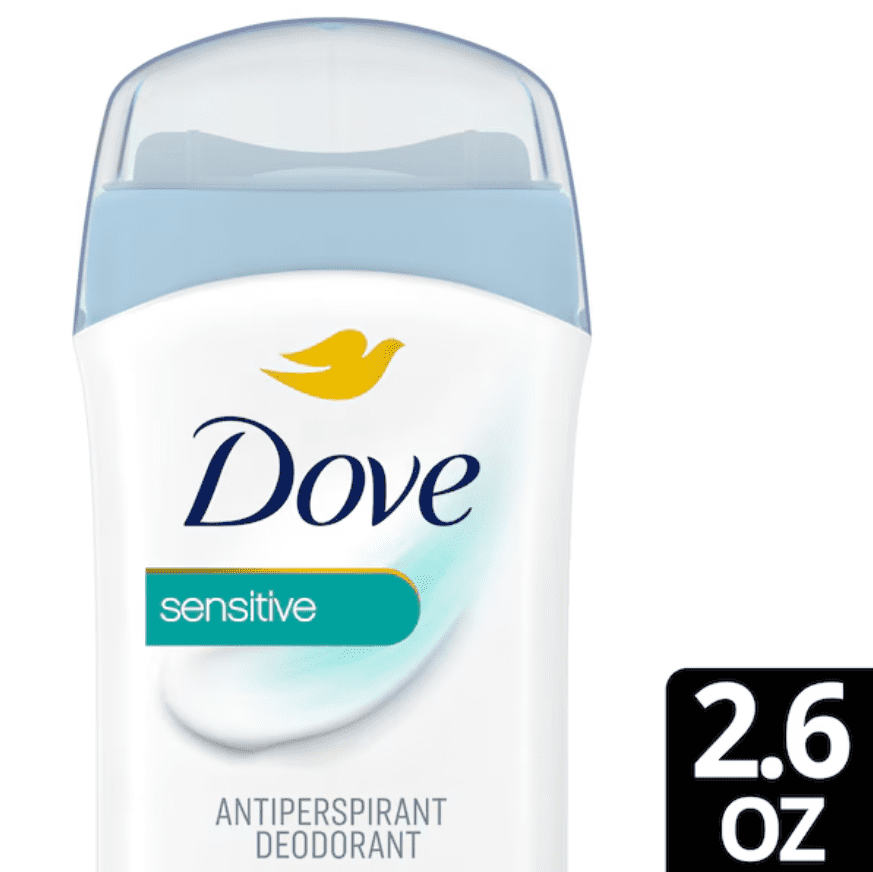 Dove Anti-Perspirant Deodorant, Sensitive Skin 2.60 Oz (Pack Of 12)