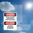 thumbnail image 6 of Do Not Operate Maintenance Bilingual OSHA Danger Aluminum Sign 24 Inch x 18 Inch - 5 Pack, 6 of 8