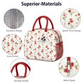 thumbnail image 4 of Womens Pioneer Flower Floral Print Pattern Lunch Box for Work,Insulated Lunch Bag for Women,Loncheras Para Mujer,Leakproof Adult Lunch Bag for Work,Beach,Travel,Picnic,Camping, 4 of 7