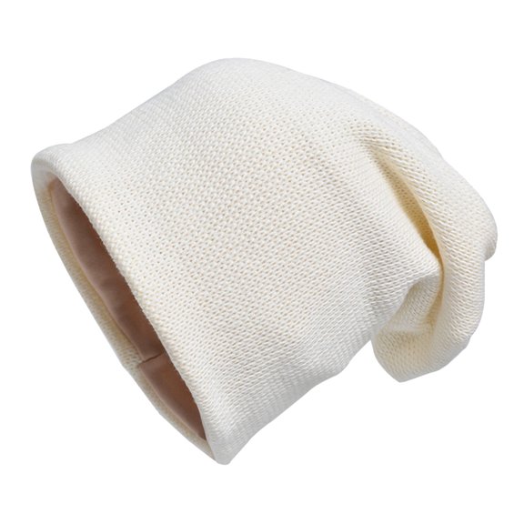 Hats for women Thick Knitted Pile Hat Oversized Baotou Warm Cap Autumn Winter Headwear