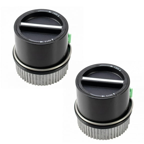 TRQ 2pc Auto Locking Hub Set for Ford Excursion Expedition F250 Super Duty BHA34269