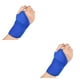 thumbnail image 3 of Muñequera ajustable Wosthever entrenamiento de gimnasia soporte de mano Azul 2Conjunto, 3 of 5