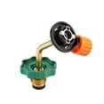thumbnail image 2 of Adaptador de recarga de tanque de gasolina,Adaptador portátil para recarga de tanque de gasolina de aleación de aluminio,Conector de recarga del tanque del cilindro de gas butano,Válvula de, 2 of 6