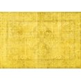 thumbnail image 1 of Ahgly Company Machine Washable Indoor Rectangle Persian Yellow Traditional Area Rugs, 5' x 8', 1 of 4