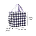 thumbnail image 3 of FFENYAN Tote Lunch Bag Solid Color Bento Bag Portable Insulation Bag Thickened Student Lunch Box Bag Lunch Bag Lunch Bag, 3 of 5