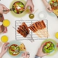 thumbnail image 3 of Stainless Steel Grilling Rack for Roasting, Baking, Cooling, and Steaming Kitchen Accessories, 3 of 6