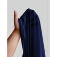 thumbnail image 6 of Navy Blue Elegant One-Shoulder Chiffon Maxi Dress With High Side Slit For Wedding Party Event, 6 of 6
