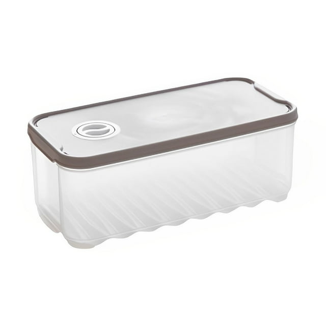 Toystoory Caja organizadora de almacenamiento para nevera, cajas lavables para verduras frescas, cesta de drenaje práctica, contenedores para huevos, Almacenamiento y organización del hogar Caqui Toystoory HA079837-01