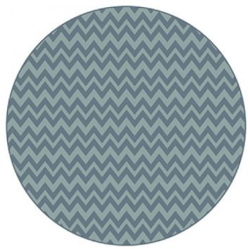 BooginHead Floor Mat Floor Protector SplatMat - Gray Chevron